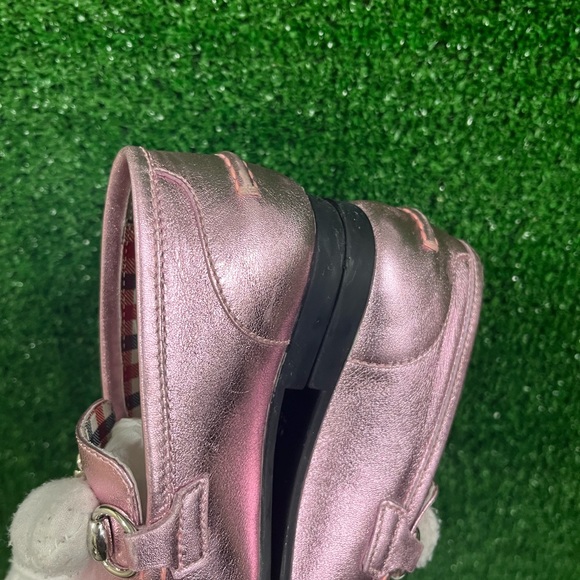 Gucci pink metallic horsebit loafers size 28 - Picture 10 of 12